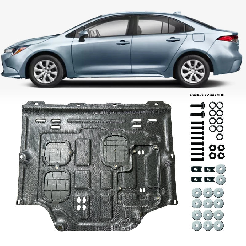 Для Toyota Corolla US версия 2019-2022 Черная Пластина для защиты от брызг под двигателем щит от грязи крыло брызговик защита