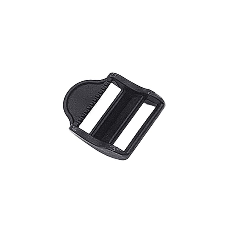 ADWE Khóa ABS bền chống rách cho dây đeo lô Webbing Chống biến dạng Thanh trượt màu đen 20/25/32/38mm