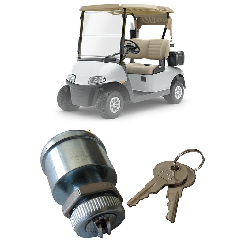 مفتاح إشعال لـ EZGO Golf ، مفتاح مفتاح سيارة ، 2 محطة طرفية ، 17421G1