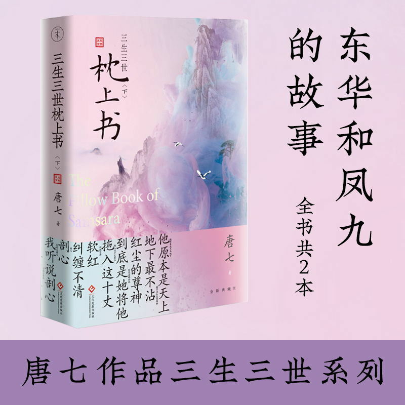 Livre trois vies trois mondes oreiller haut et bas Volume dix Miles de fleurs de pêche livres Tang mythologie romance livre de roman