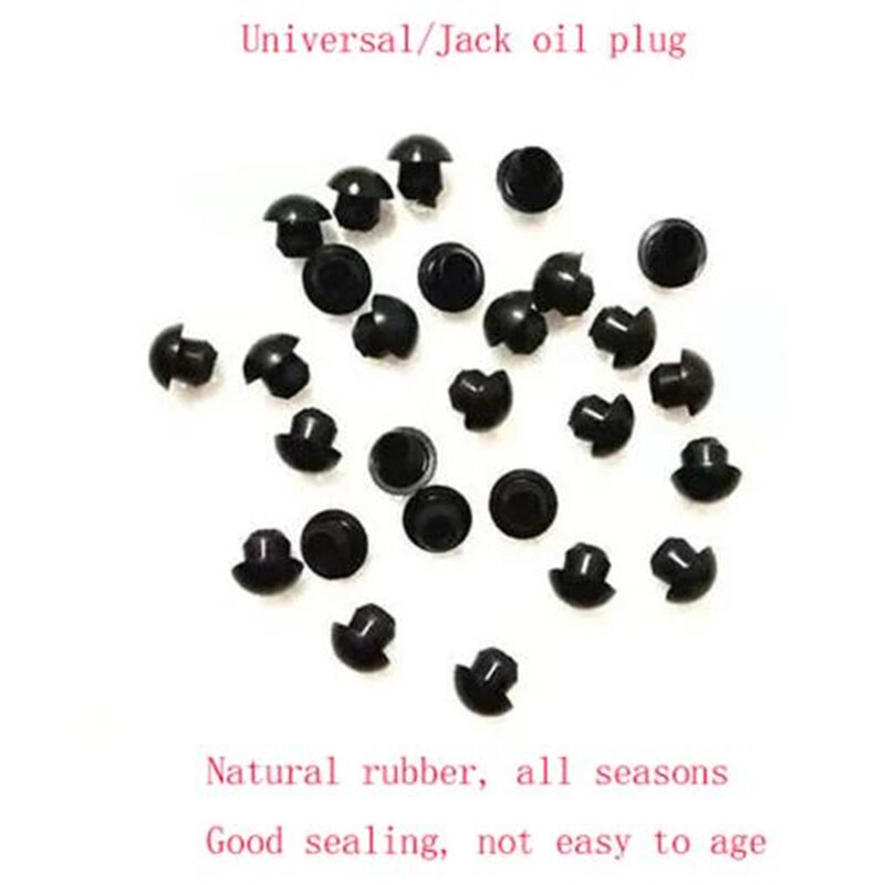 10PCS Horizontal Vertical Universal Hydraulic Jack Oil Plug Rubber Plug Head Oil Seal Nozzle Repair Accessories