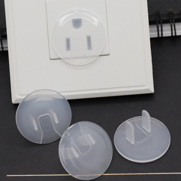 Coperchi per prese di corrente (confezione da 32) tappi di sicurezza per protezione elettrica a prova di bambino trasparenti