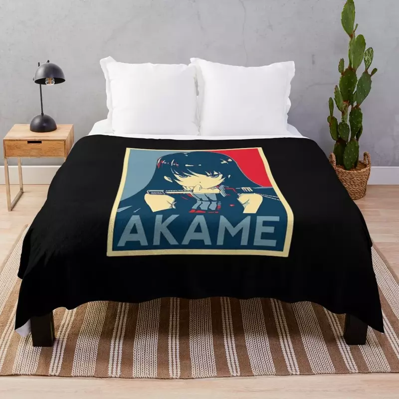 Akame ga Kill - Akame waifu! Koc piknikowy ozdobne łóżka flanelowe koce