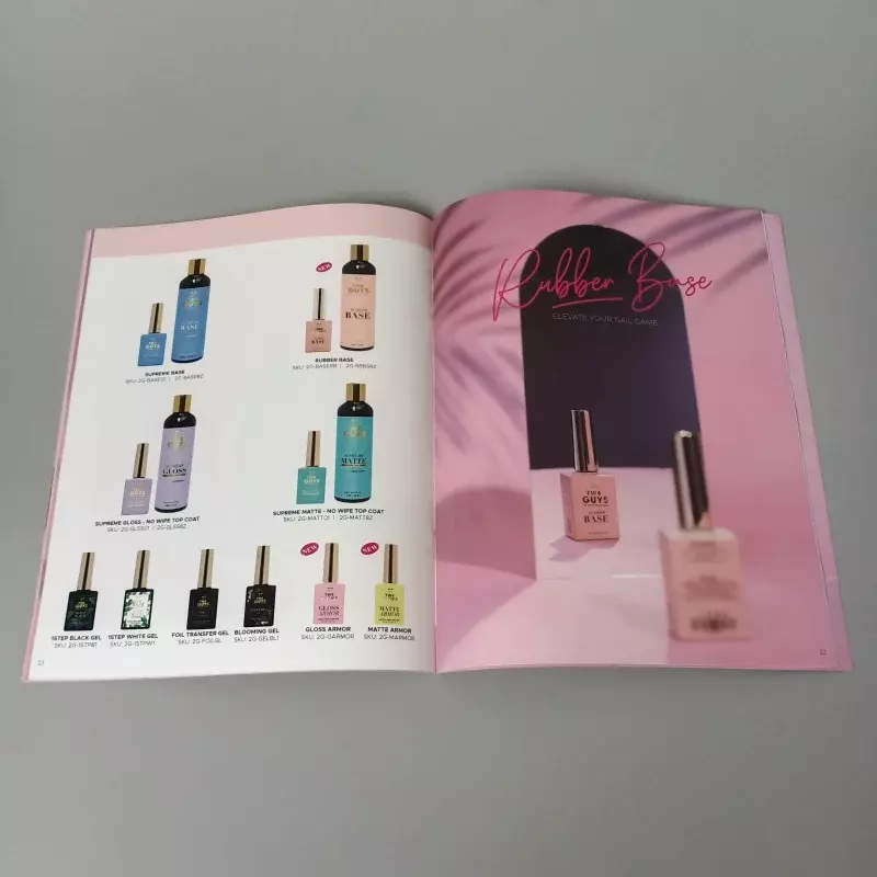Customized product.Advertising Brochure A4 Catalog Printing Custom Printed Leaflet Catalogue