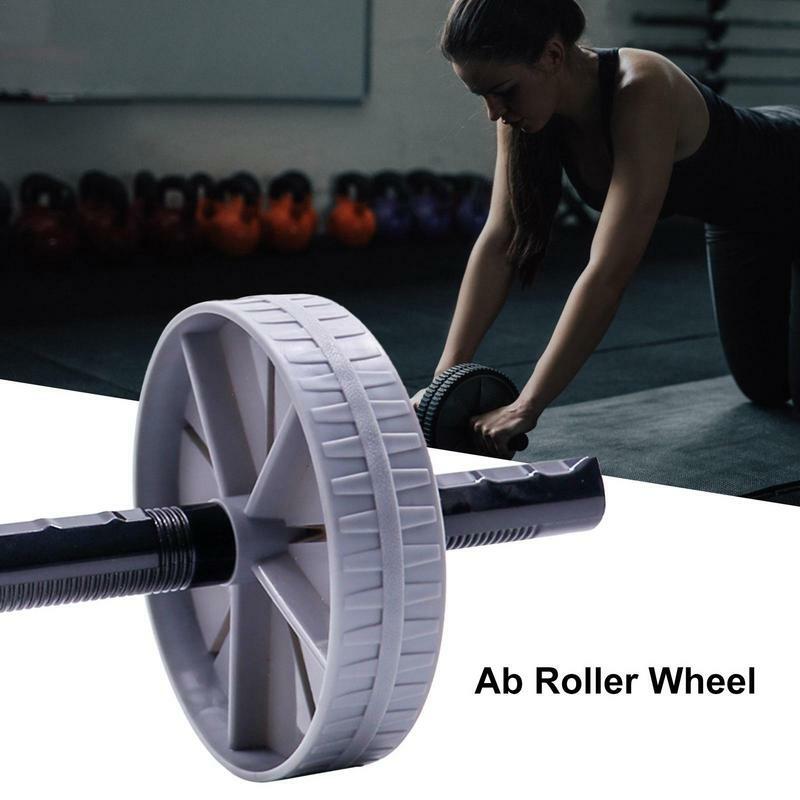 Roda do exercício do rolo AB 1 roda Rolo AB sem ruído Equipamento de treino AB para homens e mulheres Treinamento de força do núcleo