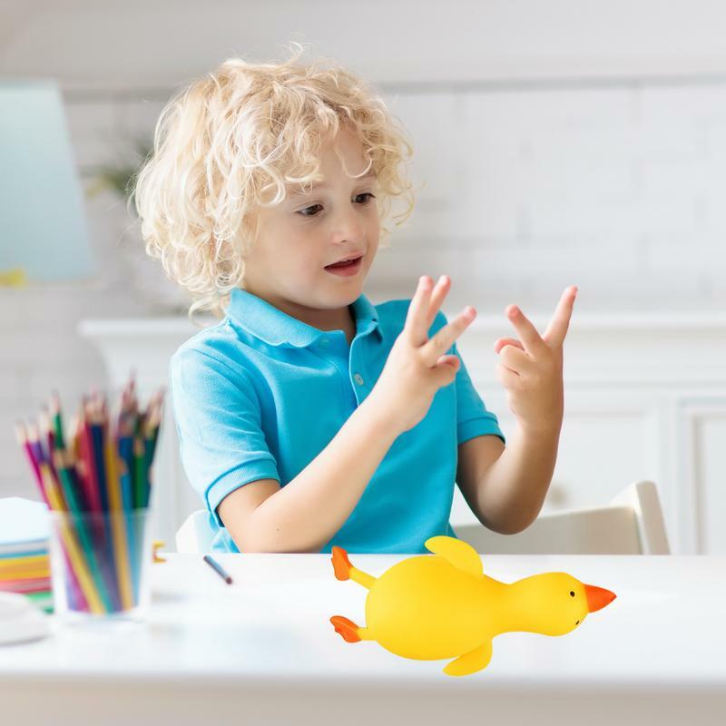 Mainan bebek untuk ulang tahun, mainan bebek lucu kreatif Fidget dewasa Anti stres lembut untuk ulang tahun