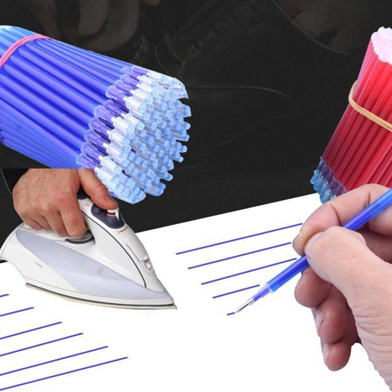 أقلام تحديد نسيج قابلة للمسح الحراري ، عبوات درجة حرارة تختفي 5 ألوان أقلام للحف ، خياطة الخياطة اليدوية