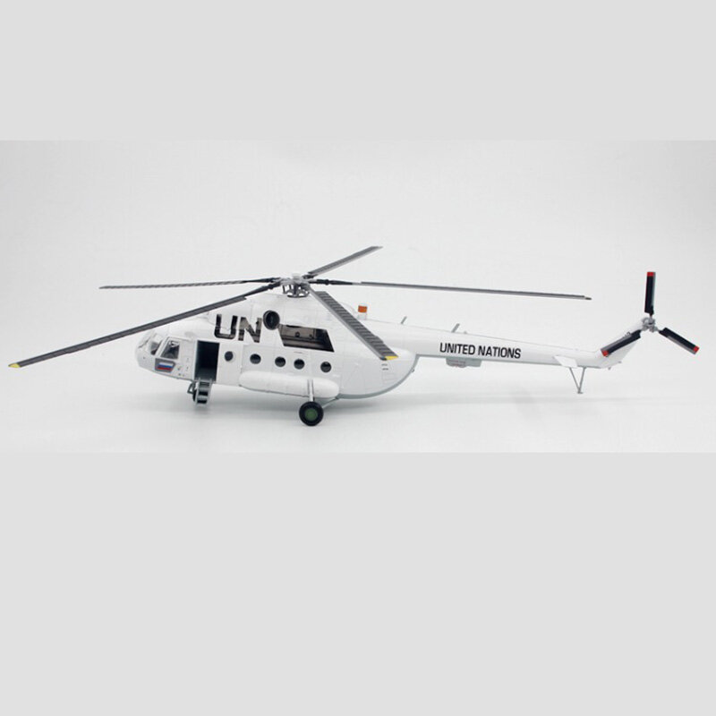 Helikopter MI-17 Angkatan Udara Rusia Model plastik 1:72 skala mainan koleksi hadiah simulasi tampilan dekorasi hadiah pria