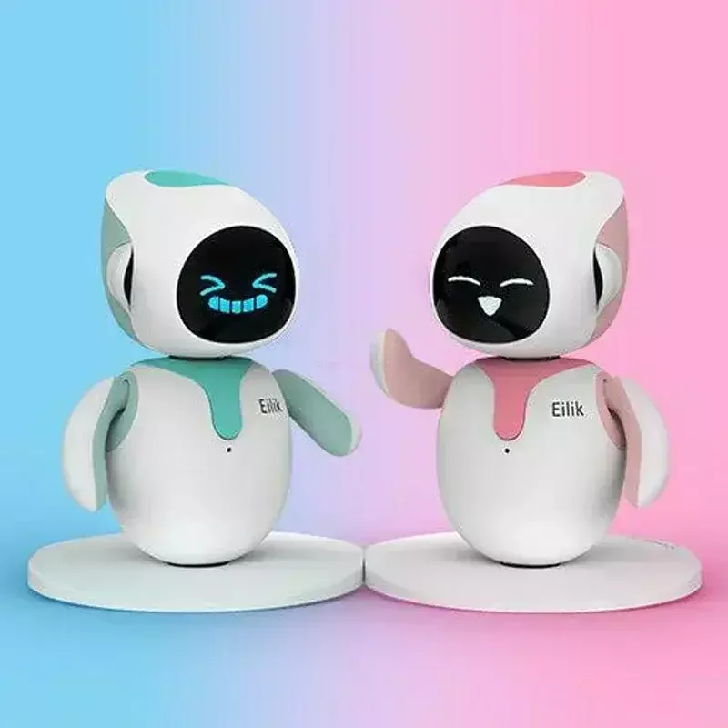 Eilik Inteligente AI Desktop Robot, Interação Interativa por Voz, Acompanhando AI, Inventário Eletrônico Pet, Presente