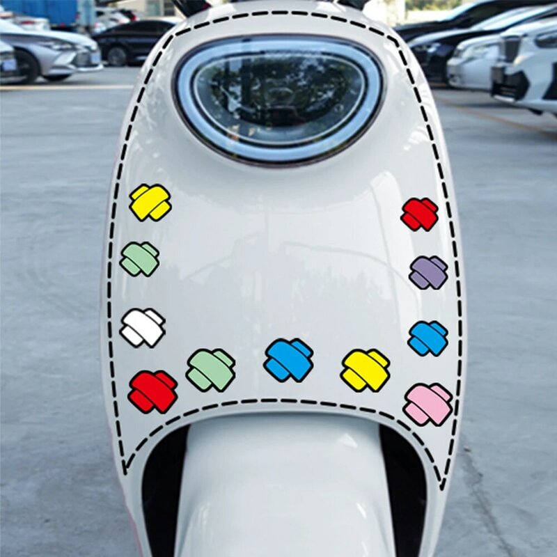 Stiker mobil motor Band-aid Decal kreatif tubuh mobil blok goresan tangki bahan bakar stiker dekorasi Auto aksesoris eksterior