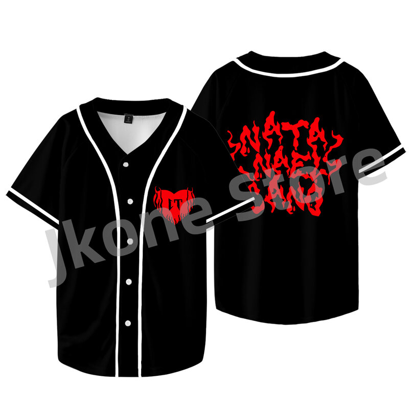 Camiseta de manga curta masculina e feminina, Natana Cano Corridos, Tumbados, Logo Merch, jaqueta de beisebol, moda casual