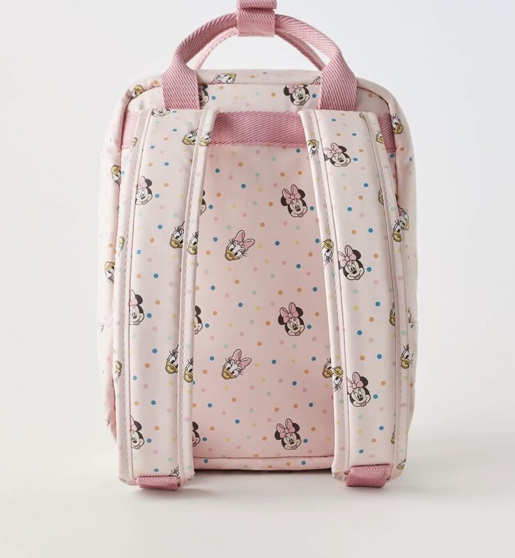 Новый детский рюкзак с мультипликационным героем Диснея Минни Маус, миниатюрная школьная сумка, симпатичная сумка через плечо для девочек и мальчиков