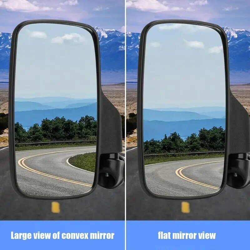 Espelho de Vista Lateral para UTV Conversão, Invertendo Refletor, Peças de Reposição Automotivas, Praia Acessórios, Off-Road