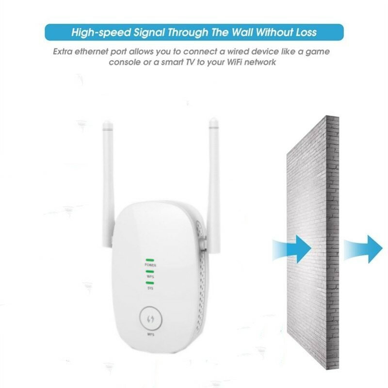 L-Link 1200Mbps WiFi Extender WiFi Range Extender Dual Band 2.4G 5.8G ripetitore di segnale WiFi ripetitore Wireless Booster