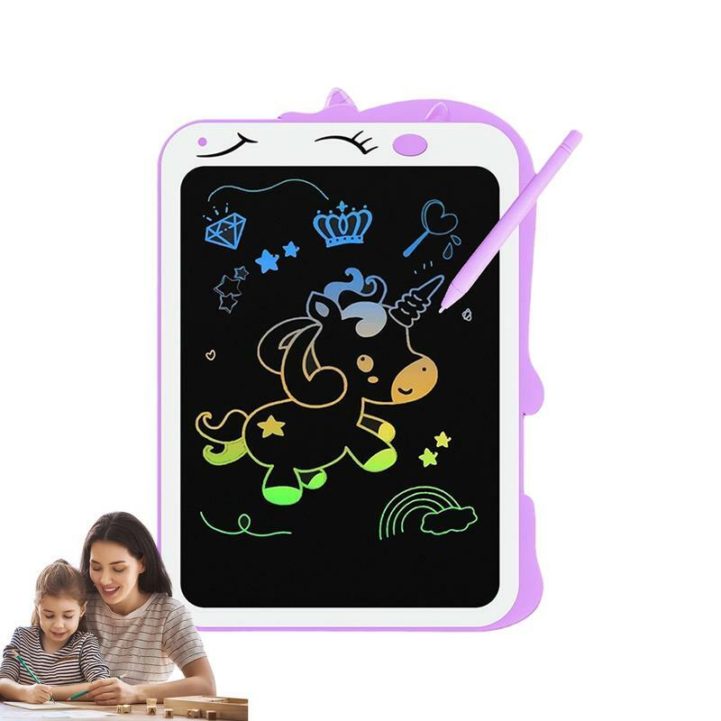 Tablette d'écriture LCD pour enfants, bloc-notes à dessin pour tout-petits, protection des yeux, ardoise pour enfants, Noël, anniversaire, 8.5"