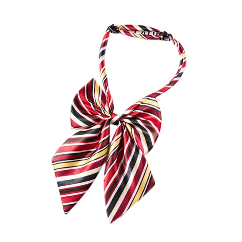 Voorgebonden stropdassen voor jongen en kind Gestreepte stropdas voor schoolafstuderen Strikje voor kind Jongen Stropdassen
