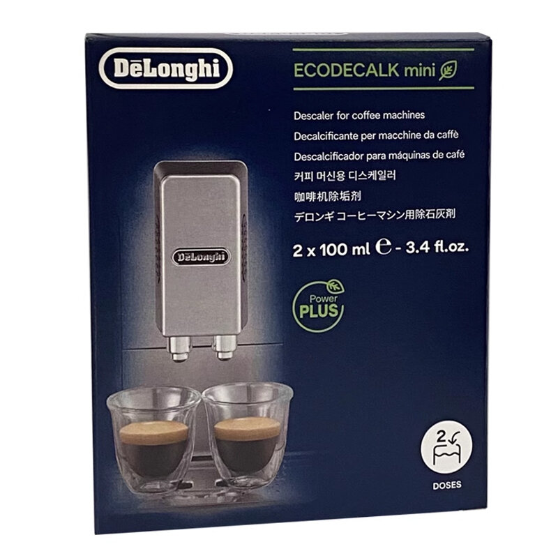 DELONGHI ECODECALK MINI 100ML*2 DESCALER FOR COFFEE MACHINES