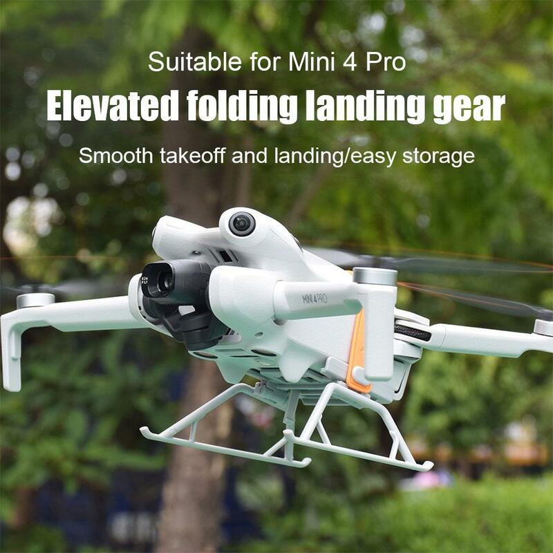 Accessori per droni BUDI per dji Mini 4 Pro supporto per carrello di atterraggio pieghevole treppiede rialzante staffa aumentata espansa