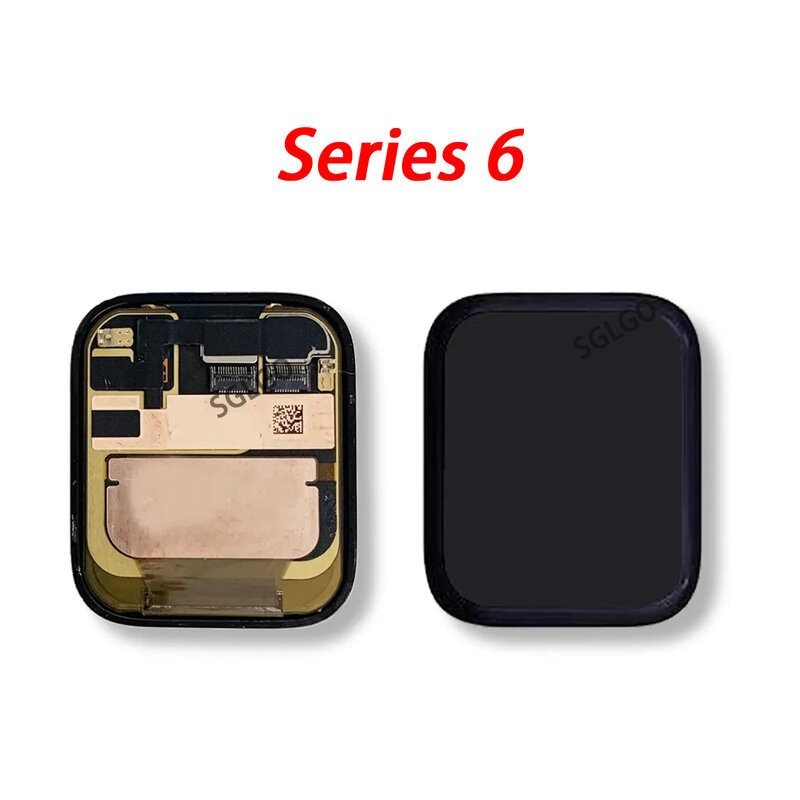 Oled lcd touch screen para apple watch série 6, oled oled display digitador assembly substituir