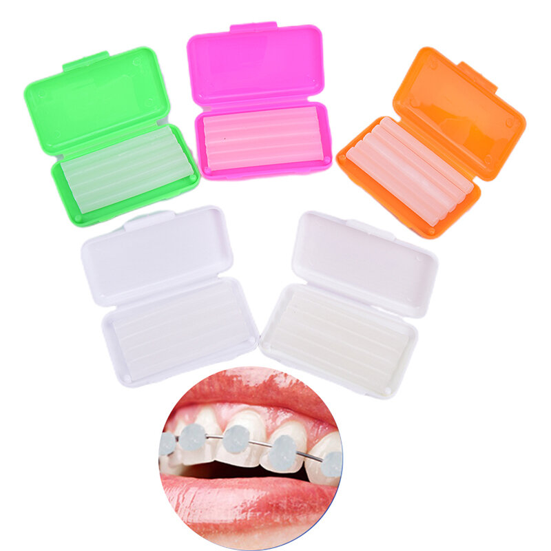 치아 교정 교정기 보호 왁스, 과일 구강 관리 청소 왁스, 치아 미백 치과 구강 관리, 교정 왁스