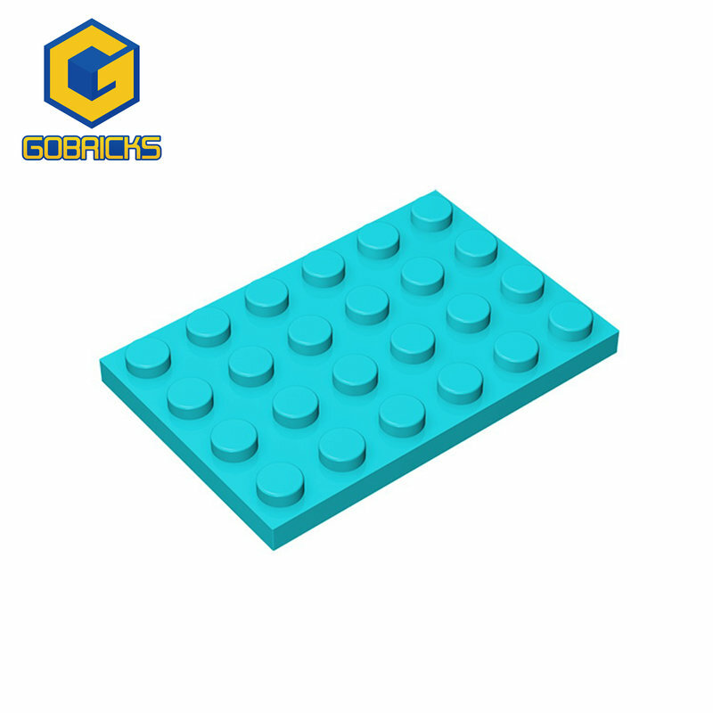 Goالطوب 10 قطعة الجسيمات الصغيرة 3032 4x6 بناء كتلة لوحة أجزاء Buildmoc متوافق الجمعية الجسيمات الإبداعية هدية اللعب