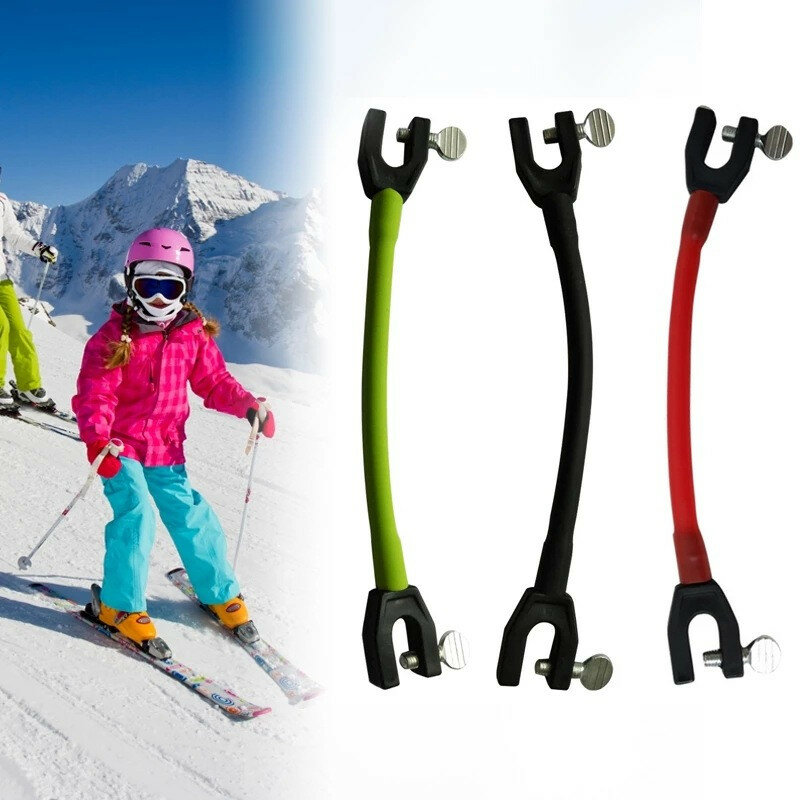 Edgie-conector de punta de esquí portátil para principiantes, equipo de entrenamiento fácil, perfecto para invierno, 1/2/4 piezas