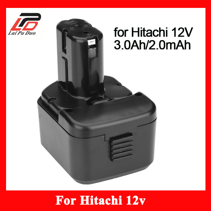 Hitachi、NI-CDおよびni-mh、eb1212s、eb1214s、ds12dvf3、bcc1215、eb1214s、dn12dk、12v、3000mah、2000mahの交換用バッテリー