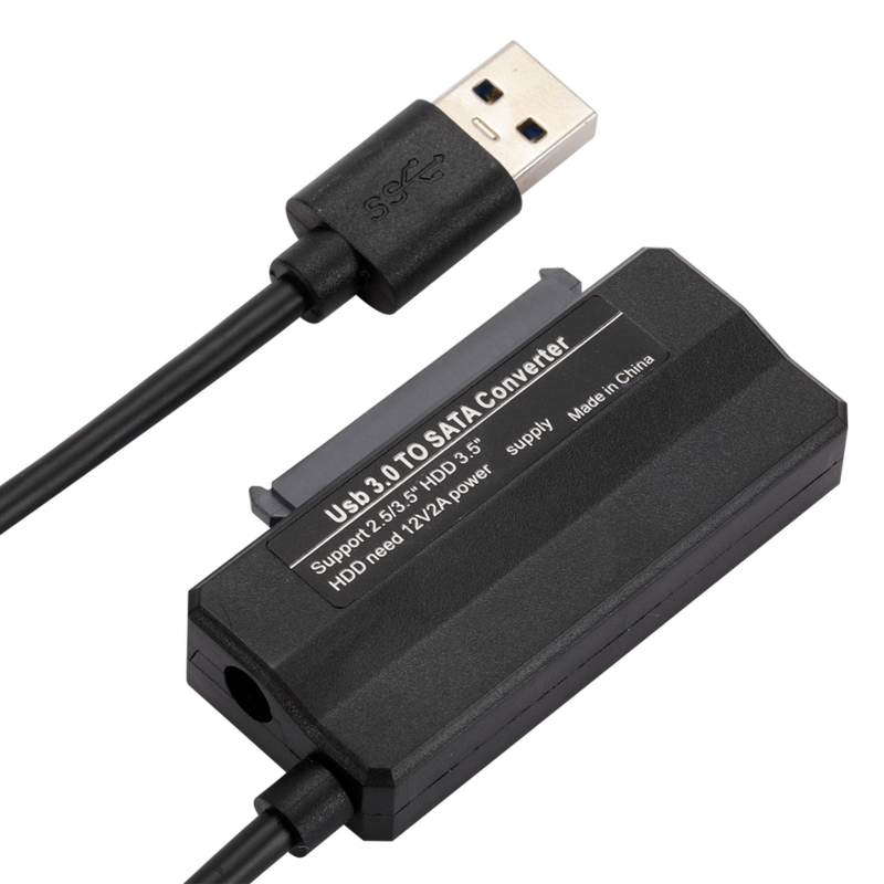 Sata To USB 3.0อะแดปเตอร์ USB SATA 3สายสนับสนุน22 Pin 2.5 3.5นิ้วฮาร์ดดิสก์ภายนอก SSD ฮาร์ดดิสก์คอมพิวเตอร์ Connector พอดี