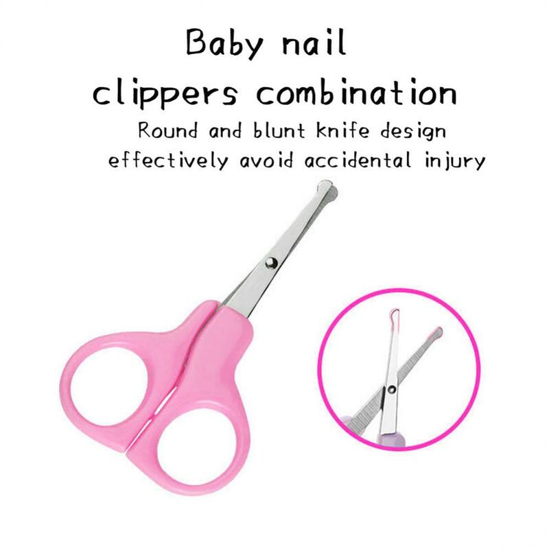 Cortaúñas para bebé recién nacido, tijeras largas de seguridad conveniente, cortador de manicura, tijeras especiales, herramientas para el cuidado de los bebés, accesorios