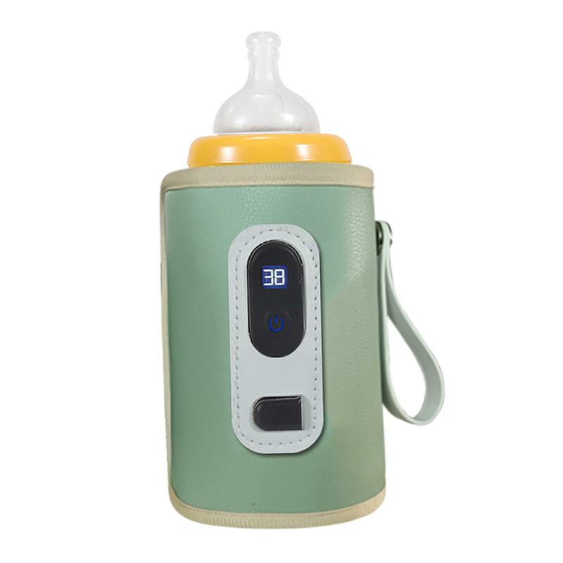 Garrafa de bebê Mantenha mais quente para a maioria das garrafas, USB Travel Milk Heat Keeper, Uso diário, Piquenique Shopping, Temperatura ajustável