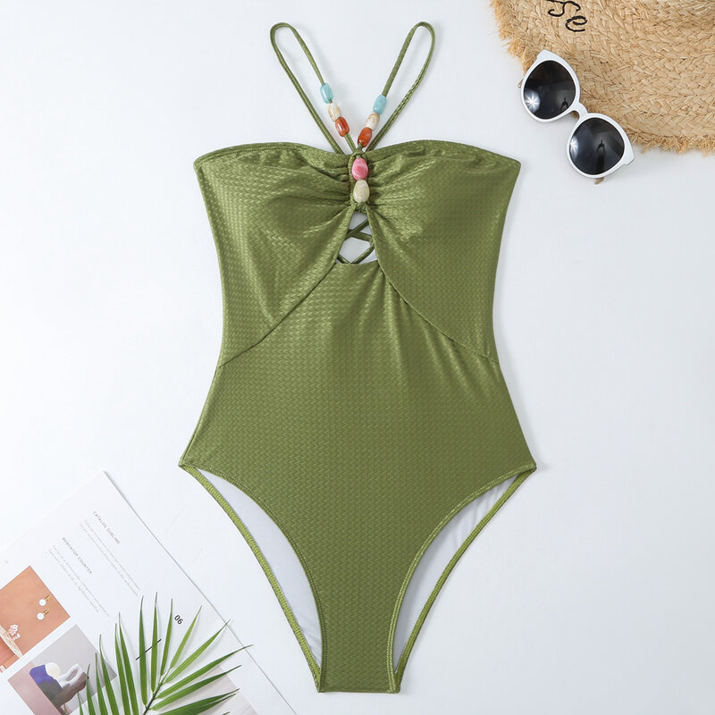 Zafuaz-مثير قطعة واحدة ملابس السباحة مع طباعة الرجعية للنساء ، قطعتين ملابس السباحة ، فستان الشاطئ ، monokini ، النمط البرازيلي ، جديد ، 2023