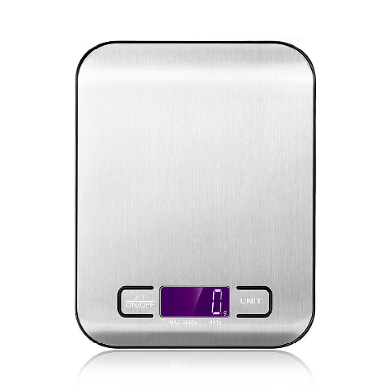 Portable Electronic Digital Kitchen Scale With Timer High Precision LED Display Household Weight Balance Measuring Tools