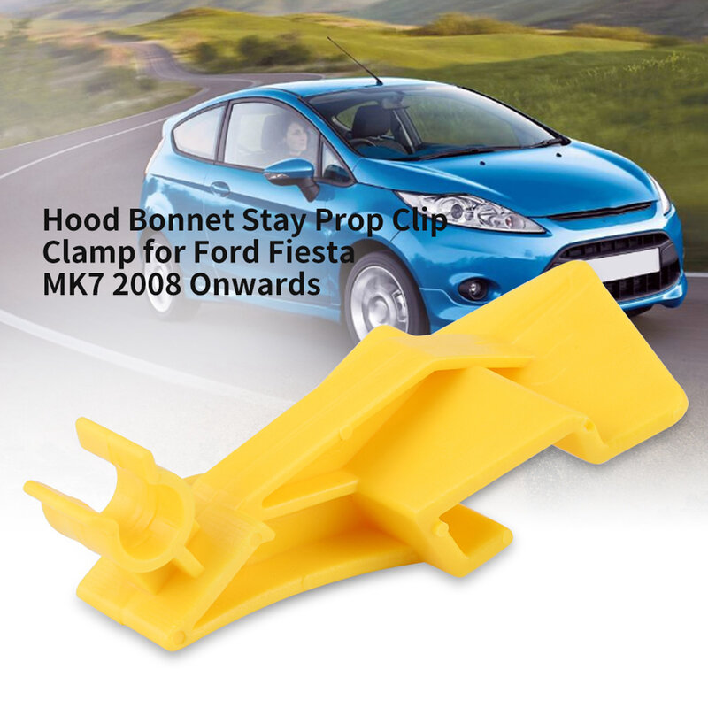Hood Bonnet Stay Prop Clip Clamp Retainer Connect For Ford Fiesta MK7 2008 Onwards