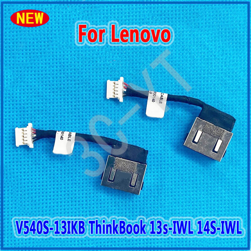 1-10Pcs New DC Power Jack Cable For Lenovo V540S-13IKB ThinkBook 13s-IWL 14S-IWL Charging Connector DC-IN Cable