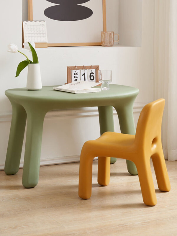 북유럽 소녀 테이블 의자 가구, 플라스틱 학교 쓰기 작은 책상, 창의적인 거실 공부 학생 테이블 책상, 맞춤형