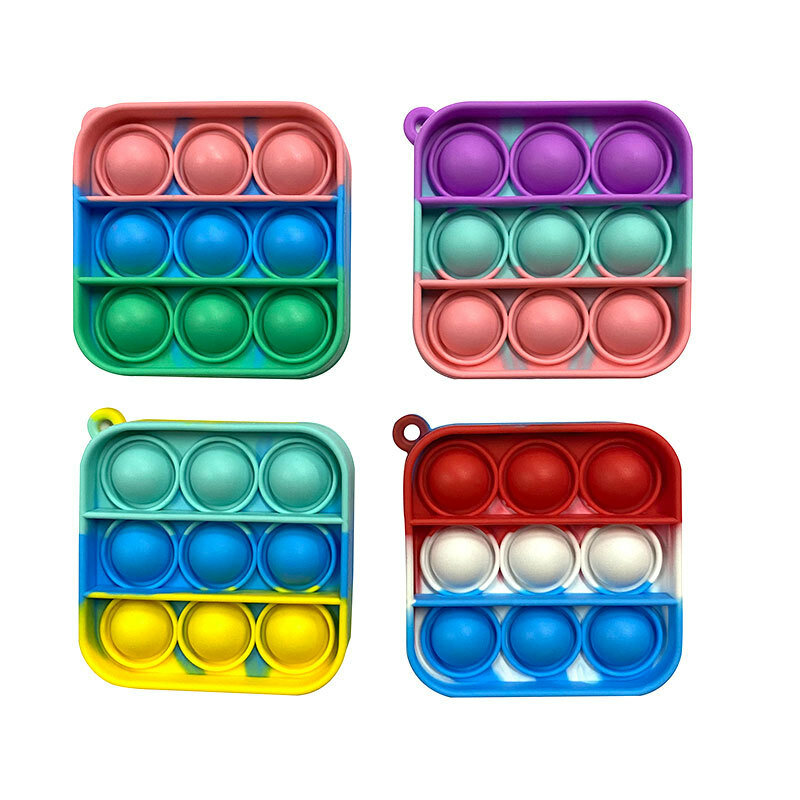 Mini Push Fidget Toy Pack para crianças e adultos, Bulk, Anti-Ansiedade, Stress Relief, Conjunto de brinquedos de mão, Presentes, 15, 30, 50Pcs