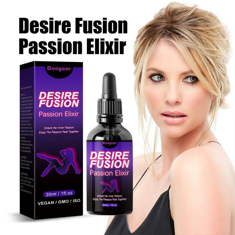 Desire Fusion Passion Elxir Libido Booster For Women Enhance Self-Confidence Increase Attractiveness Ignite The Love Spark 30ml