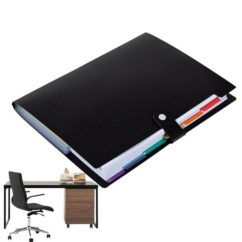Accordéon Expanding File Folder, Evalu7-Pocket, Colorful Attro Bill, Exized Large Capacity Paper