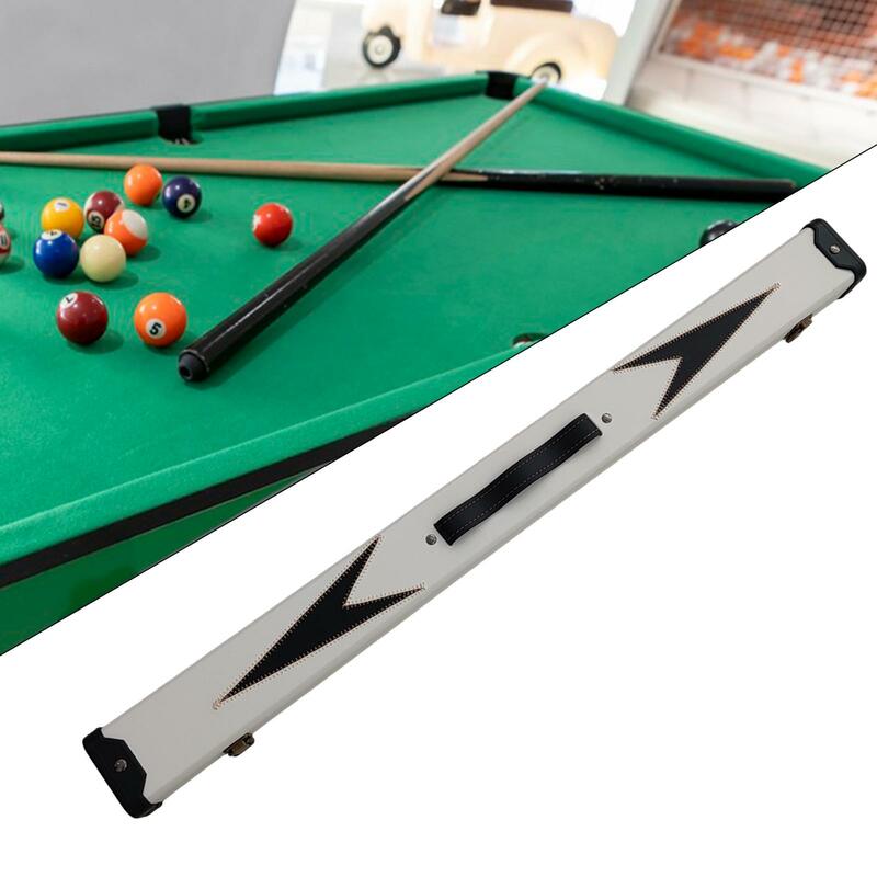Billiard Pool Cue Case Container Snooker Pool Cue Box Billiard Stick Carrier for 1/2 Billiard Cue Accessories Beginner Traveling