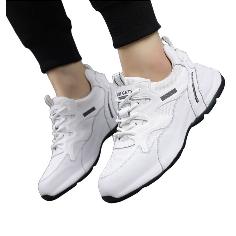 Man Elevator Sneakers Men Height Increase Insole 6cm Chunky Heel Sports