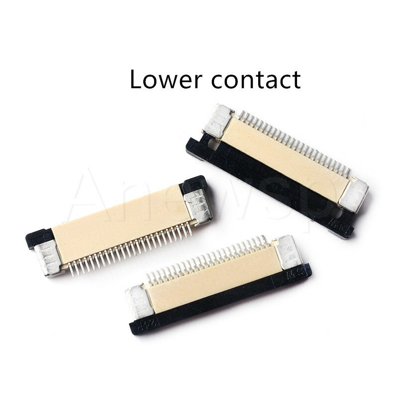 5 Pcs/Lot FFC/FPC Spacing of 0.5mm，Draw-Out Type，4/5/6/7/8/9/10/11/12/14/16/18/20/22-60p Flat Cable Connector