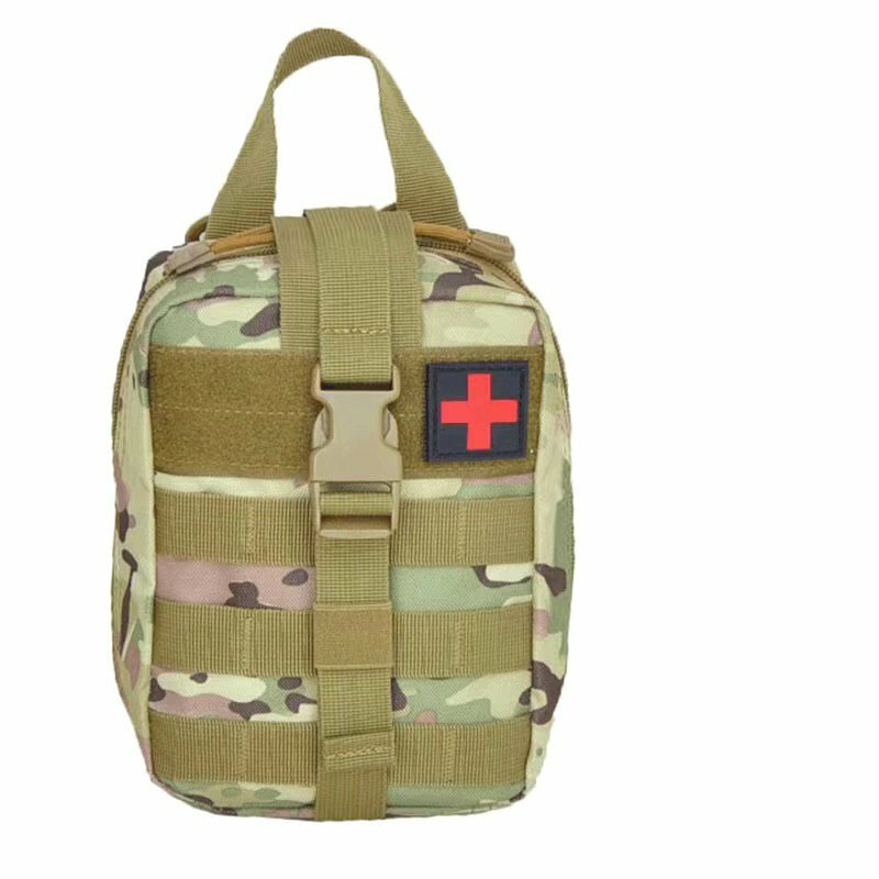 2024 neue Camo Outdoor Travel Medical Kit Notfall zubehör Paket Reiß verschluss Gürtel tasche tragbare Erste-Hilfe-Tasche Hänge tasche