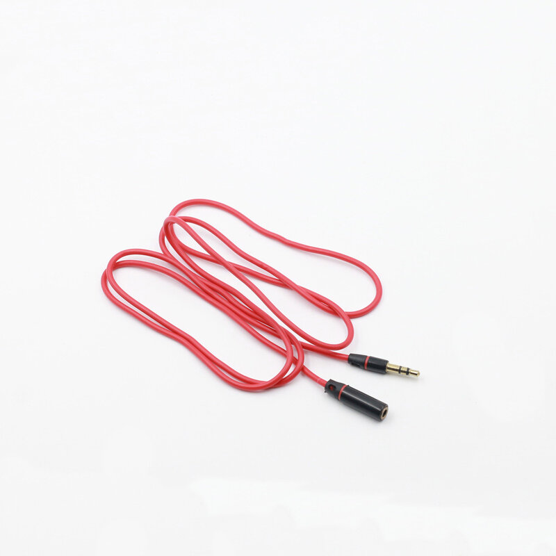 10-100 Stuks 3.5Mm Audiokabel Man-vrouw Extension Vergulde Kabel Voor Hoofdtelefoon/Luidspreker