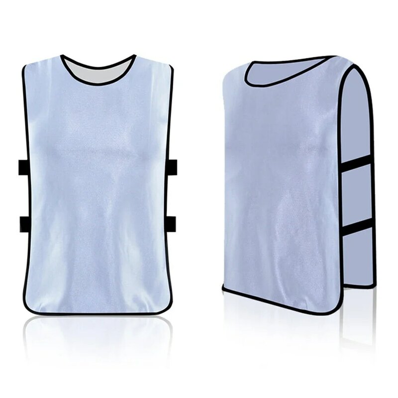 เสื้อกั๊กฟุตบอลผ้าโพลีเอสเตอร์น้ำหนักเบาระบายอากาศได้ดีเสื้อกั๊กรักบี้12สีทนทานใช้งานได้จริงใหม่