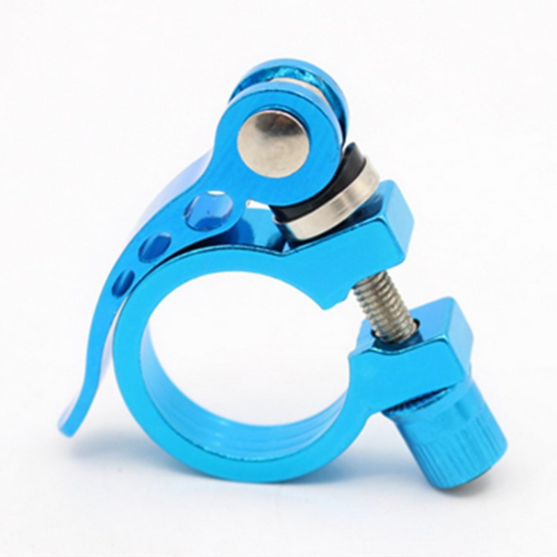 25.4/28.6/31.8/34.9mm Bicycle Seatposts Clamps Mountain Bike Seat Posts Clamp Clips Quick Release Aluminum Alloy Seat Tube Clamp
