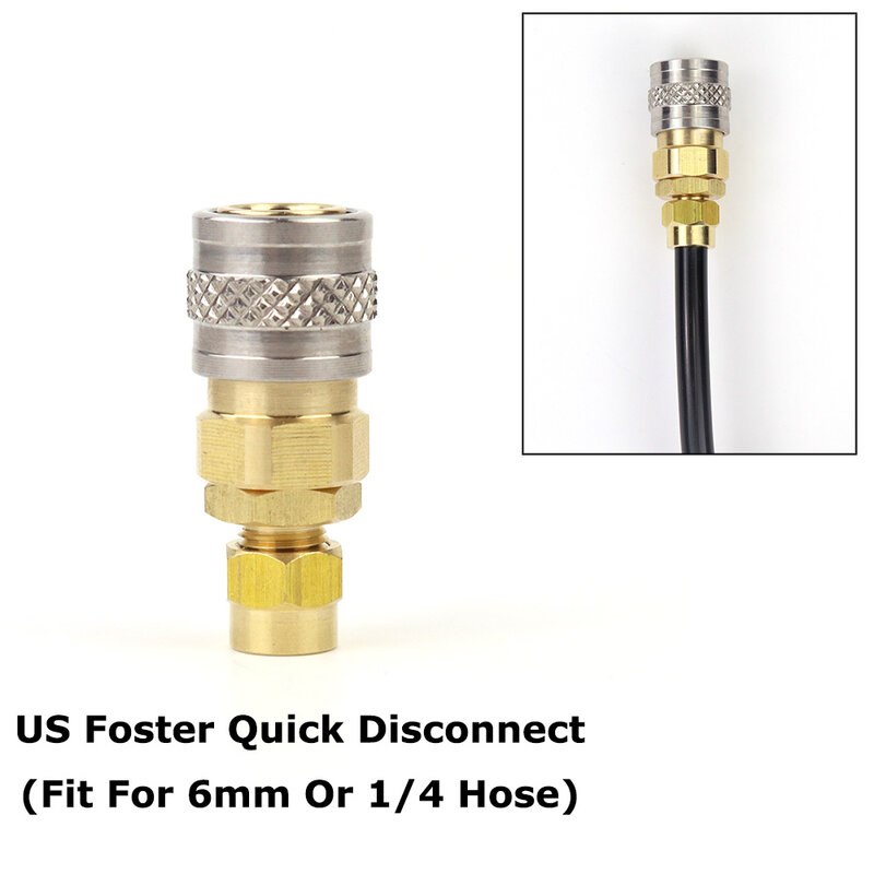 ใหม่ Airsoft HPA (US)2302 23-2 Foster ถอด QD Push-In ท่อสำหรับ6MM หรือ1/4นิ้ว