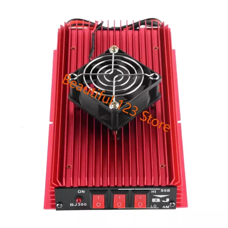 BJ-300 Mini High-power Full Mode Power Amplifier CB Amplifier Switch Power Supply SSB Single Side Power with Fan