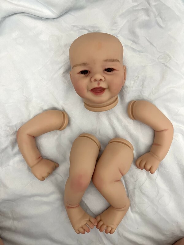 FBBD 19-дюймовый реборн младенец Emmy, сделанный художником Luo Genesis живопись DIY часть с тканью тело окрашенный комплект, индивидуальный ограниченный поставщик