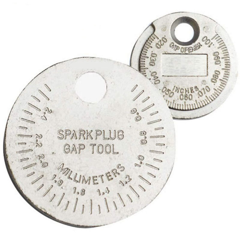 Spark Plug Gap Measurement Tool Metric Coin Type Spark Plug Gauge