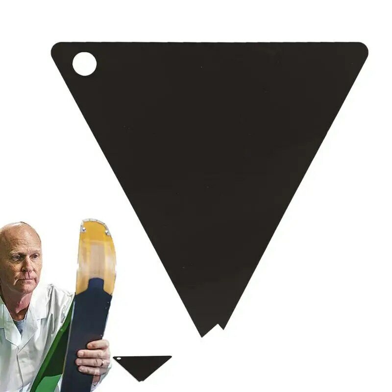 Triangle Scraper Snowboard Acrylic Tool Scraper Triangle Ski Snowboard Tuning And Waxing Kit For Wide Ski And Snowboard Sport